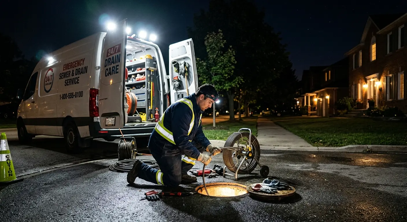 Sewer Backup in Woodhaven, MI